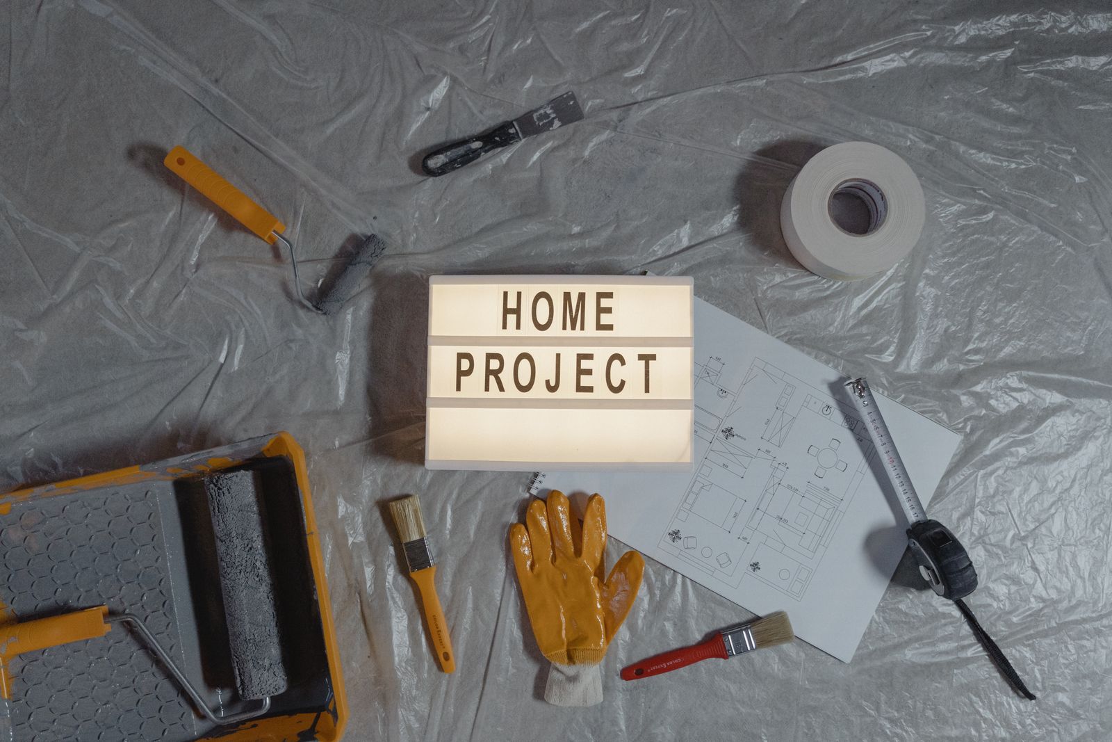 Matériaux et outils pour rénover un intérieur